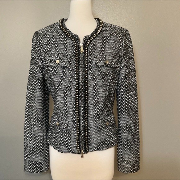 Women's Medium Black Gold Guess by Marciano Dress Jacket - Picture 1 of 7
